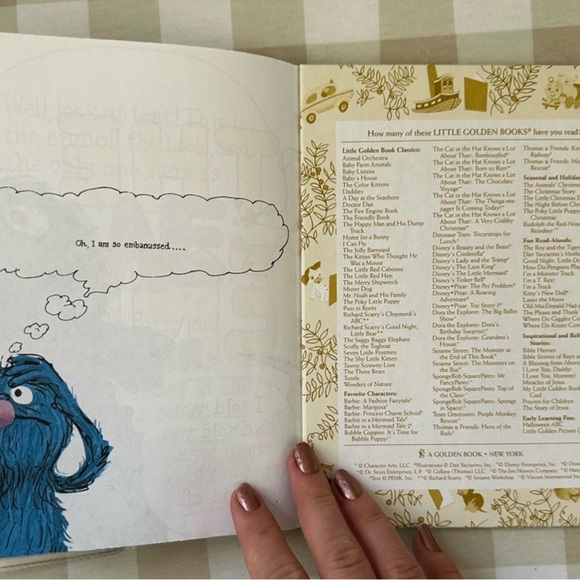 Vintage The Monster at the End of This Book Little Golden Book Sesame Street - Picture 5 of 5